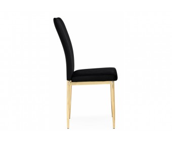 Стул на металлокаркасе Rek black / gold