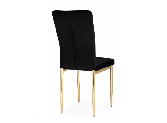 Стул на металлокаркасе Rek black / gold