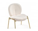 Стул на металлокаркасе Kalipso 1 white / gold