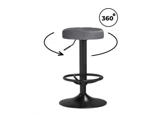 Барный стул Marun dark gray / black