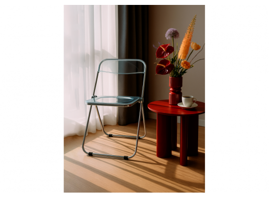 Пластиковый стул Fold складной clear