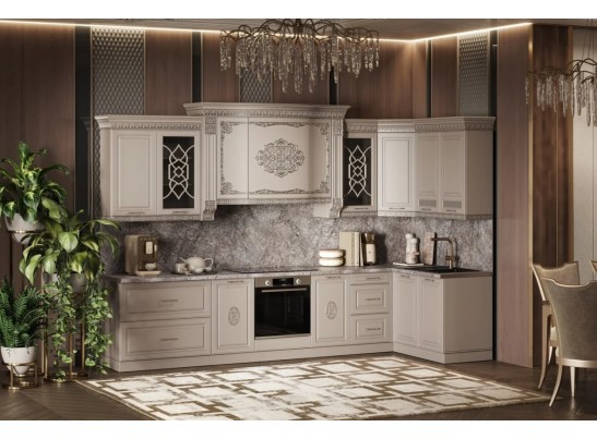 Кухня «Zaman Arabica» 3,45x1,5 в Каменске-Уральском