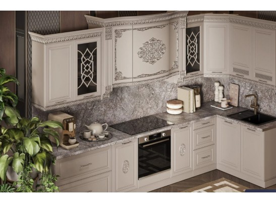 Кухня «Zaman Arabica» 3,45x1,5 в Каменске-Уральском