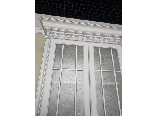 Пенал "Белладжо" 0,9 (2-х дверный со стеклом)