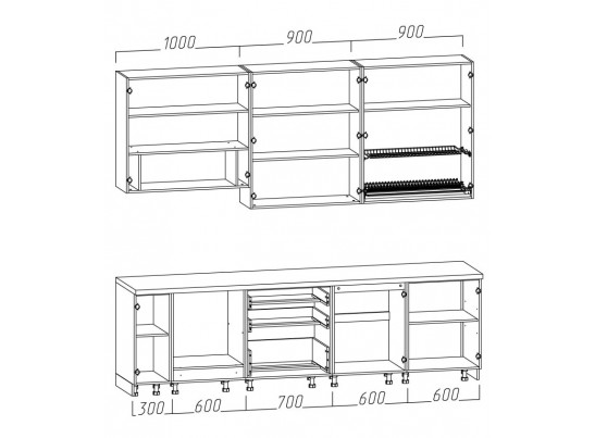 Кухонный гарнитур ЛОРИАН 2,8 в Каменске-Уральском