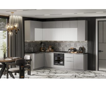 Кухонный гарнитур "Плаза" угловой  2,75*1,5