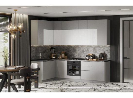 Кухонный гарнитур "Плаза" угловой 2,75*1,5