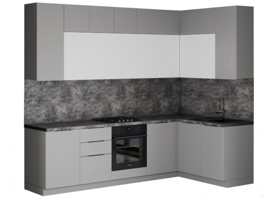 Кухонный гарнитур "Плаза" угловой 2,75*1,5