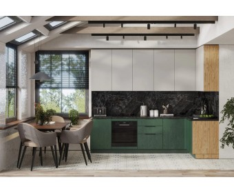 Кухонный гарнитур Интегра угловой 2,84*1,5