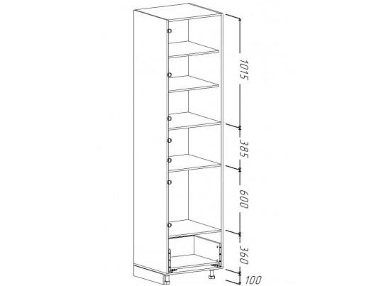 Кухонный гарнитур Интегра угловой 2,84*3,2
