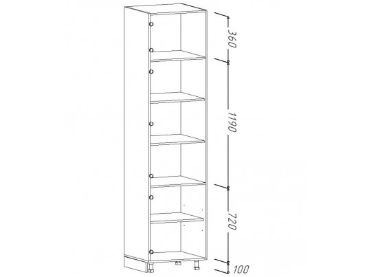 Кухонный гарнитур Интегра угловой 2,84*3,2