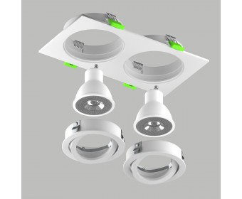 Светильник встраиваемый MR16/GU10 max 1x12Вт Singo Base Lightstar 011616