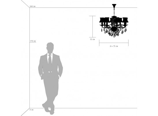 Люстра подвесная Fiocco Osgona 701081 в Каменске-Уральском