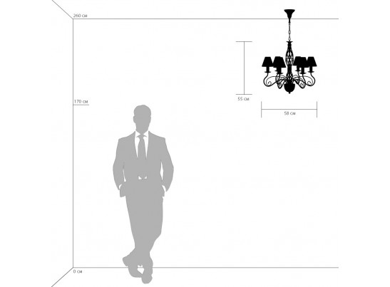 Люстра подвесная Esedra Lightstar 782060 в Каменске-Уральском