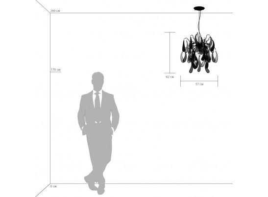 Люстра подвесная Manica Lightstar 794194 в Каменске-Уральском
