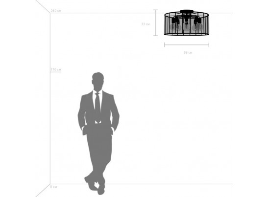 Люстра потолочная Genni Lightstar 798281 в Каменске-Уральском