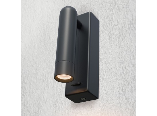 Бра 3W 180LM 3000K, черный Omega Lightstar 200737 в Каменске-Уральском