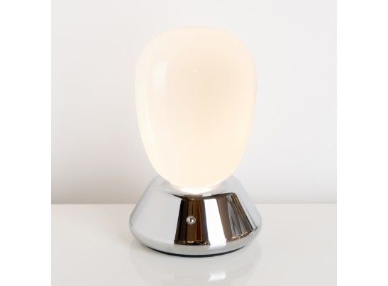 Настольная лампа диммируемая 10W 3000K матовый/хром Uovo III Lightstar 807914 в Каменске-Уральском