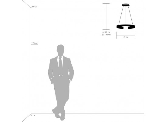 Подвес Unitario Lightstar 763236 в Каменске-Уральском