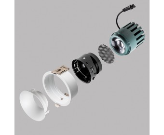 Модуль профессиональный светодиодный 12W 3000K в сборе с суппортом с углом наклона до 30° STELLA PRO Lightstar 075083