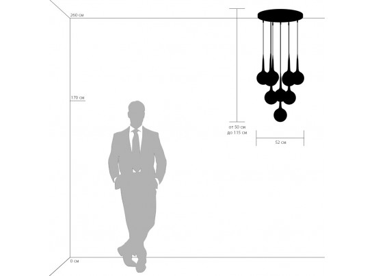 Подвес Globo Lightstar 803100 в Каменске-Уральском