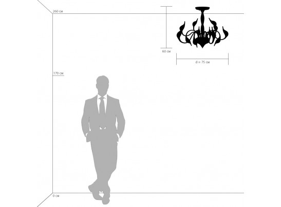 Люстра потолочная Cigno Collo Lightstar 751024 в Каменске-Уральском