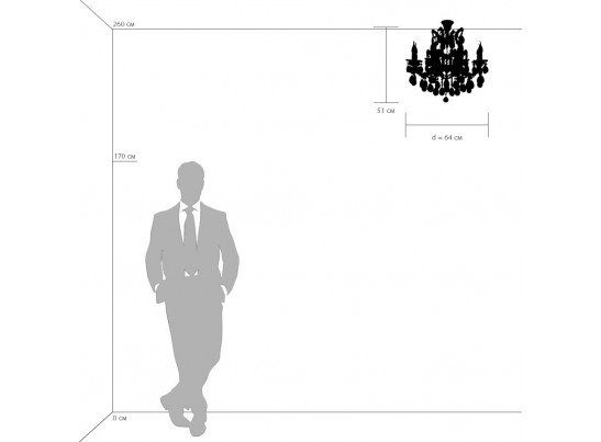 Люстра подвесная Champa nero Osgona 879087 в Каменске-Уральском