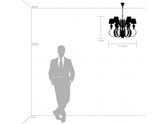 Люстра подвесная Antique Lightstar 783061 в Каменске-Уральском