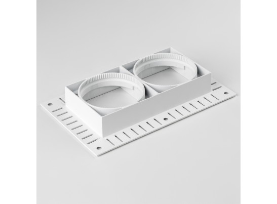 Рамка двойная квадратная скрытого монтажа для светодиодных модулей 0750хх STELLA Lightstar 075226-01 в Каменске-Уральском