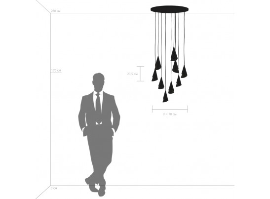 Подвес Cone Lightstar 757090 в Каменске-Уральском