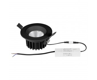 Светильник встраиваемый поворотный 10W 1310Lm 38G черный Soffi IP65 Lightstar 212447IP65