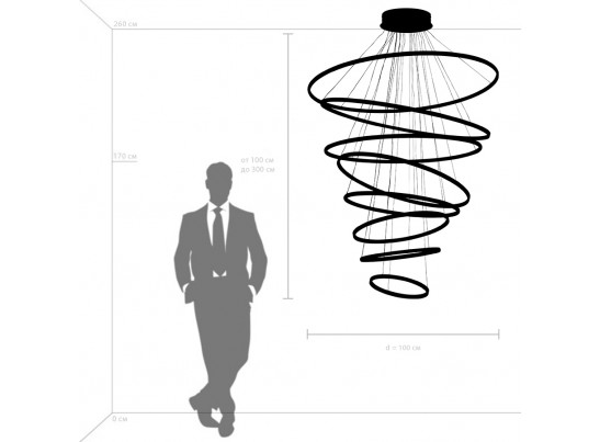 Люстра подвесная Rotonda Lightstar 736483 в Каменске-Уральском