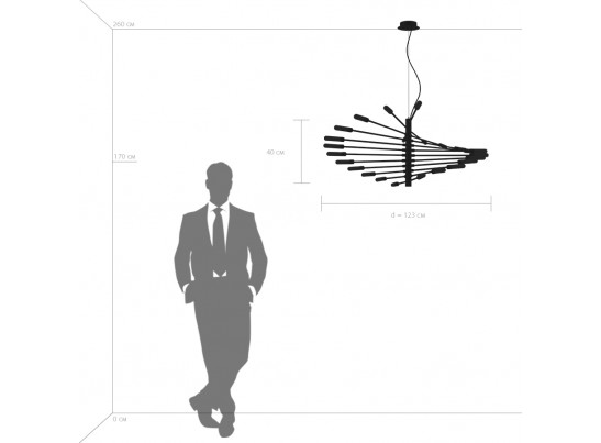 Люстра подвесная Ragno Lightstar 733247 в Каменске-Уральском