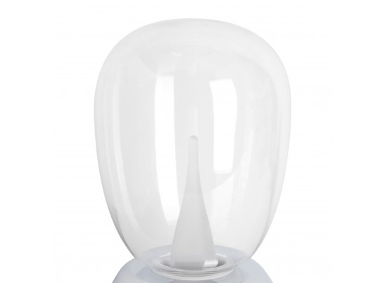 Настольная лампа диммируемая 10W 3000K прозрачный/хром Uovo III Lightstar 807904 в Каменске-Уральском