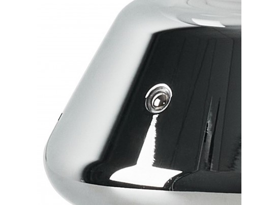 Настольная лампа диммируемая 10W 3000K прозрачный/хром Uovo III Lightstar 807904 в Каменске-Уральском