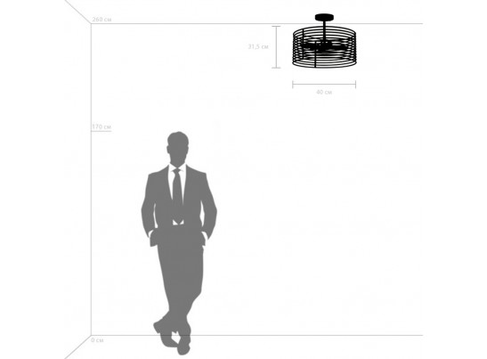 Люстра потолочная Zeta Lightstar 728043 в Каменске-Уральском
