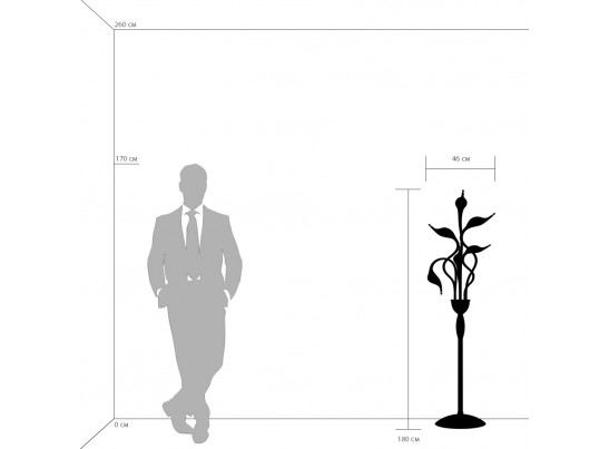 Торшер Cigno Collo Lightstar 751766 в Каменске-Уральском