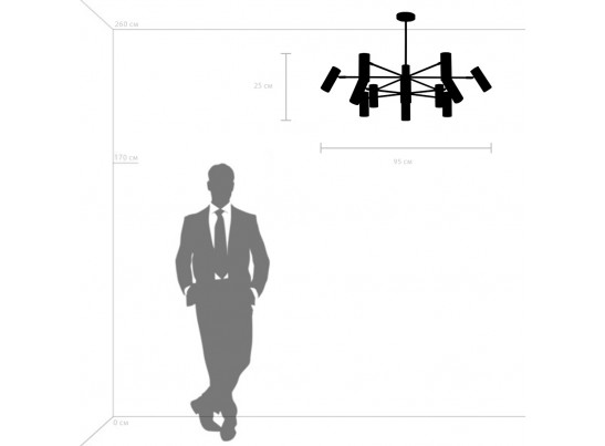 Люстра потолочная Roma Lightstar 718323 в Каменске-Уральском