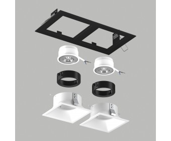 Комплект со светильником Domino Lightstar D5270606BMOD