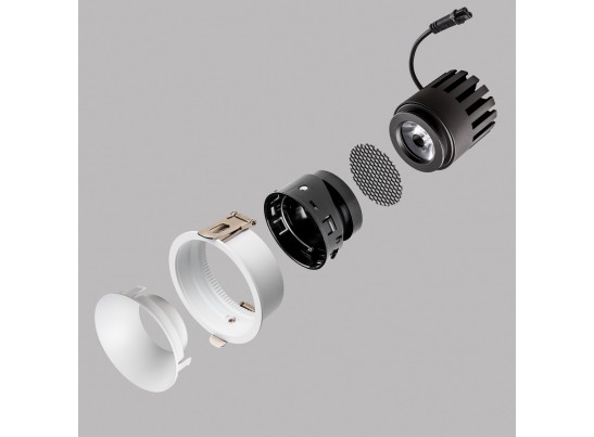 Модуль профессиональный светодиодный диммируемый 7W/12W 3000K в сборе с суппортом с углом наклона до 30° STELLA PRO Lightstar 075093 в Каменске-Уральском