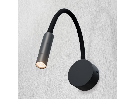 Бра 3W 145LM 3000K, черный Omega Lightstar 200137 в Каменске-Уральском