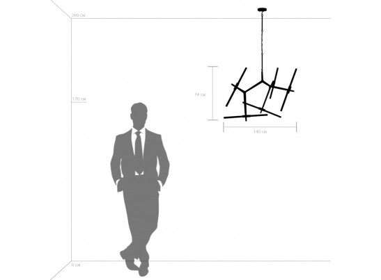 Люстра подвесная Struttura Lightstar 742107 в Каменске-Уральском