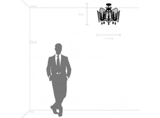 Люстра потолочная Castello Lightstar 744057 в Каменске-Уральском