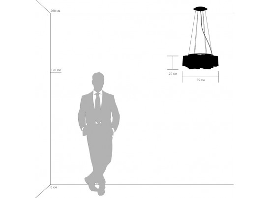 Люстра подвесная Nubi legno Lightstar 802165 в Каменске-Уральском