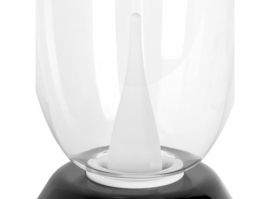 Настольная лампа диммируемая 10W 3000K прозрачный/черный Uovo III Lightstar 807907 в Каменске-Уральском