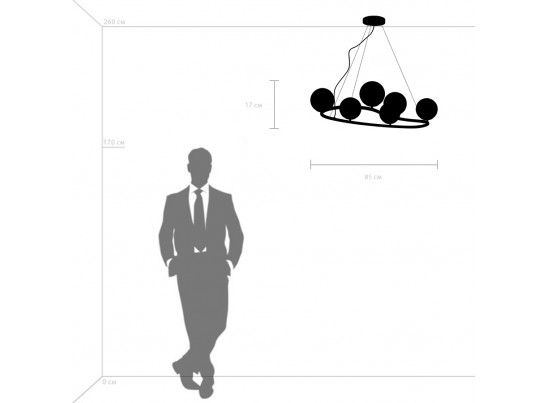 Люстра подвесная Croco Lightstar 815360 в Каменске-Уральском