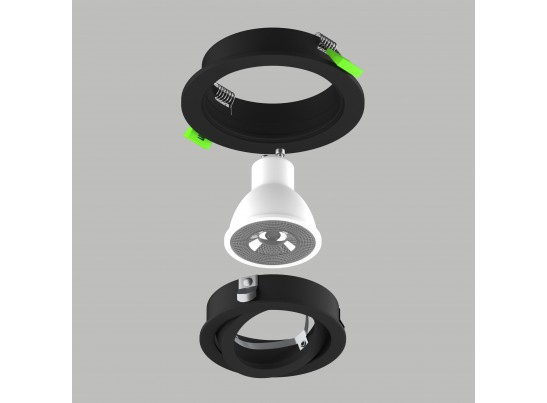 Светильник встраиваемый MR16/GU10 max 1x12Вт Singo Base Lightstar 011620 в Каменске-Уральском