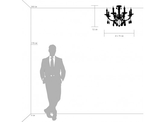 Люстра подвесная Stregaro Osgona 694082 в Каменске-Уральском