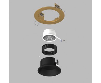 Комплект со светильником Domino Lightstar D61307BMOD