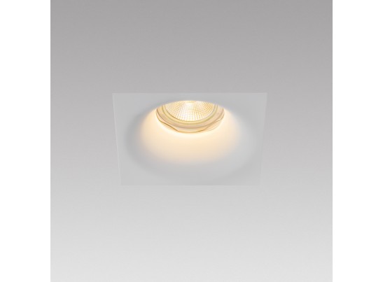 Светильник встраиваемый гипсовый скрытой установки д/гипсокартонного потолка с малозаметной фиксирующей пружиной MR16 GU10 Anello 002000 в Каменске-Уральском